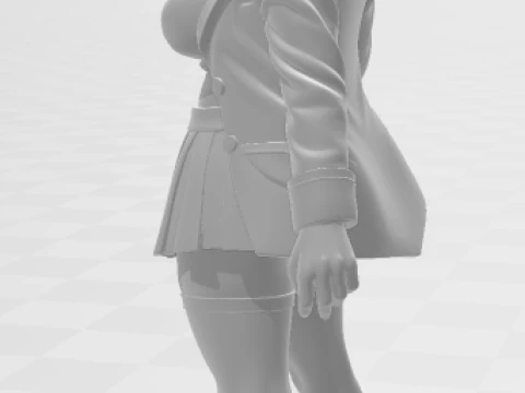 Bonecos 3d style manga anime women lolli malvado favorito caricato 3D Print Model