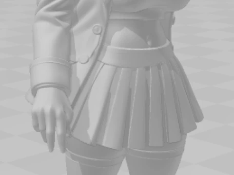 Bonecos 3d style manga anime women lolli malvado favorito caricato 3D Print Model
