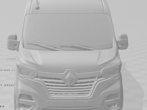 Bonecos 3D 스타일 만화 애니메이션 자동차 반 르노 카리카토 3D 프린트 모델