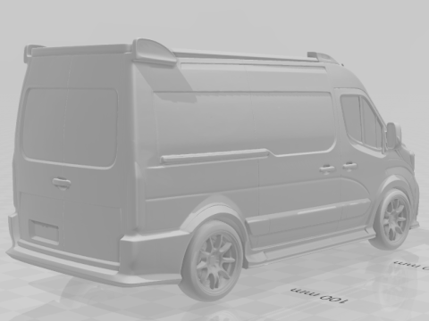 Bonecos 3D 스타일 만화 애니메이션 자동차 반 르노 카리카토 3D 프린트 모델