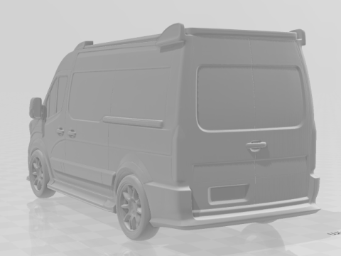 Bonecos 3D 스타일 만화 애니메이션 자동차 반 르노 카리카토 3D 프린트 모델