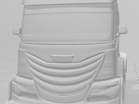 Bonecos 3d style manga anime car truck race caricato 3D Print Model