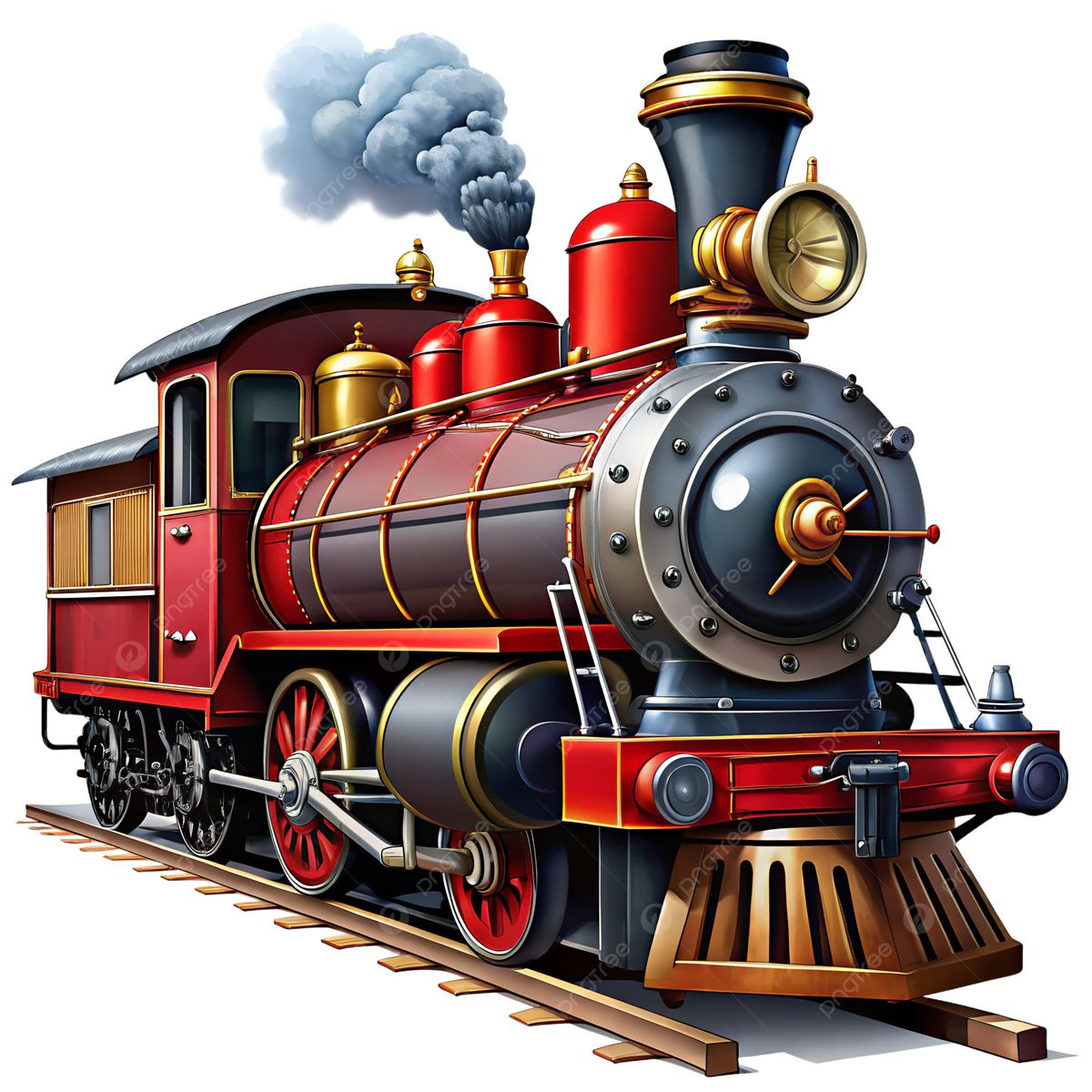 Bonecos 3d style manga anime train trem locomotiva vapor caricato 3D Print Model .c4d .max .obj .3ds .fbx .stl .blend 
