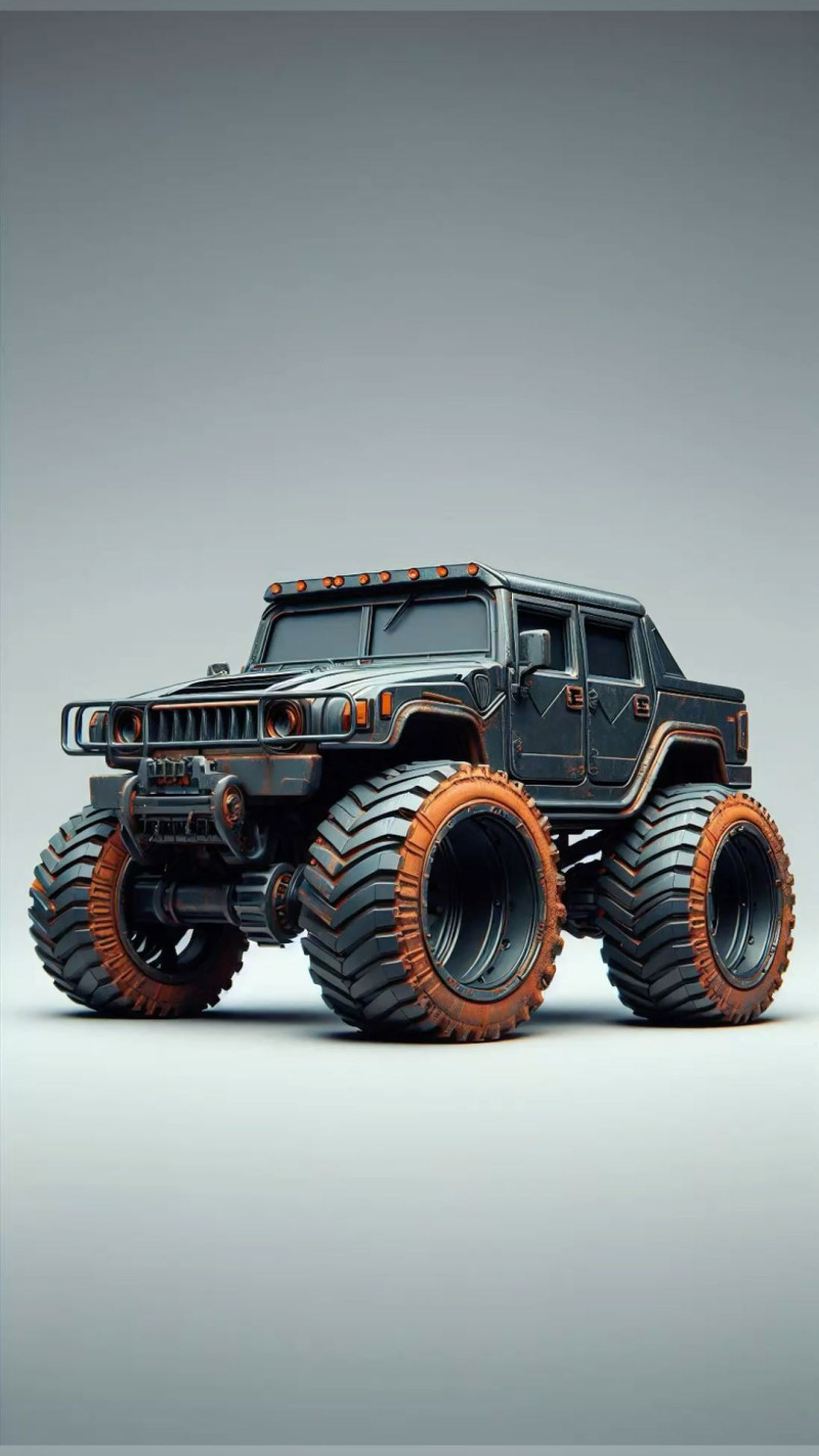 Bonecos 3d стиль манга аніме автомобіль хаммер стиль caricato 3D Принт Модель .c4d .max .obj .3ds .fbx .stl .blend 