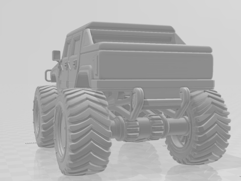 Bonecos 3d стиль манга аніме автомобіль хаммер стиль caricato 3D Принт Модель