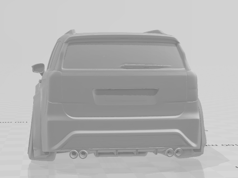 Bonecos 3d 스타일 만화 애니메이션 자동차 밴 스타일 혼다 카리카토 3D 프린트 모델