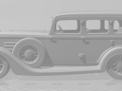 Bonecos 3D styl manga anime samochód klasyczny styl starej szkoły caricato Model do druku 3D