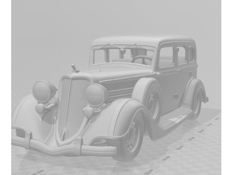 Bonecos 3D styl manga anime samochód klasyczny styl starej szkoły caricato Model do druku 3D