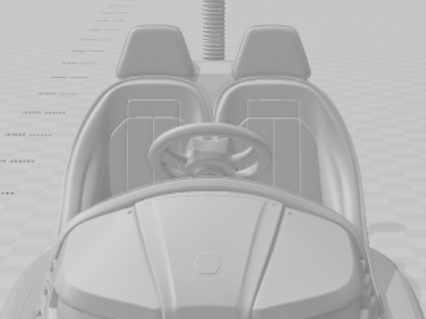 Bonecos estilo 3d manga anime coche parachoques estilo bate bate caricato Modelo de impresión 3D