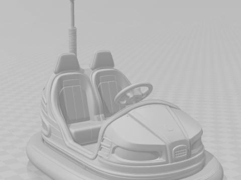 Bonecos estilo 3d manga anime coche parachoques estilo bate bate caricato Modelo de impresión 3D