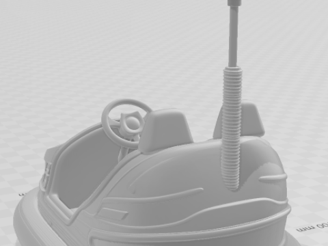 Bonecos estilo 3d manga anime coche parachoques estilo bate bate caricato Modelo de impresión 3D