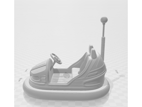 Bonecos estilo 3d manga anime coche parachoques estilo bate bate caricato Modelo de impresión 3D