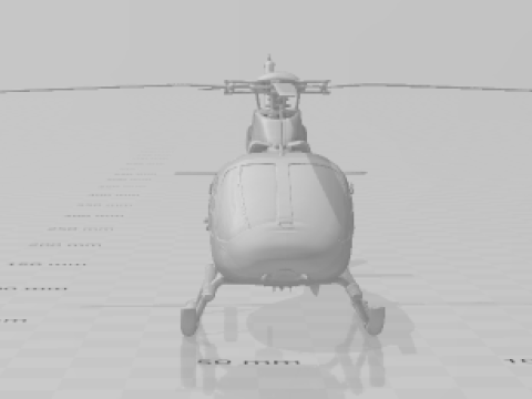 Bonecos 3D стиль манга аниме вертолето карикато 3D Принт Модель