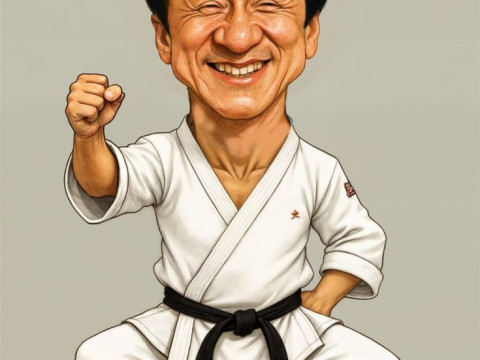 Bonecos estilo 3d mangá anime jack chan caricato Modelo de Impressão 3D