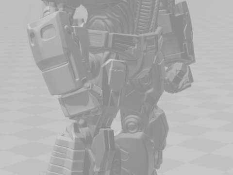 Bonecos 3D 风格漫画动漫变形金刚擎天柱 caricato 3D 打印模型