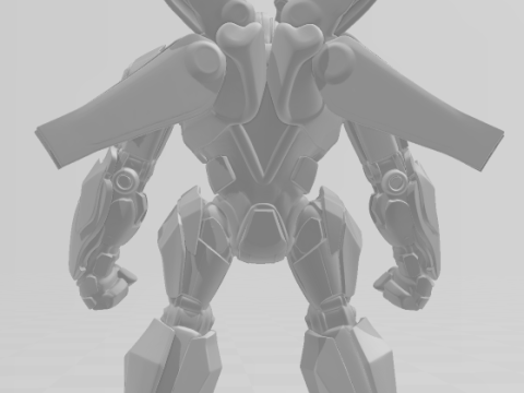 Bonecos 3D-Stil Manga Anime Transformers Bumblebee Caricato 3D Druckmodell