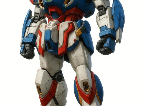 Bonecos estilo 3d mangá anime gundan caricato Modelo de Impressão 3D