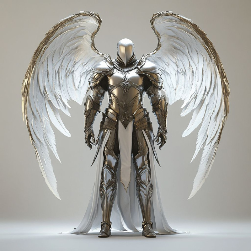 Bonecos style 3d manga anime ange anjo arcanjo caricato Modèles 3D en vedette .c4d .max .obj .3ds .fbx .stl .blend 