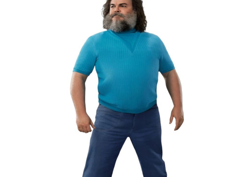 Bonecos estilo 3d mangá anime minecraft steve movie jack black caricato Modelo de Impressão 3D