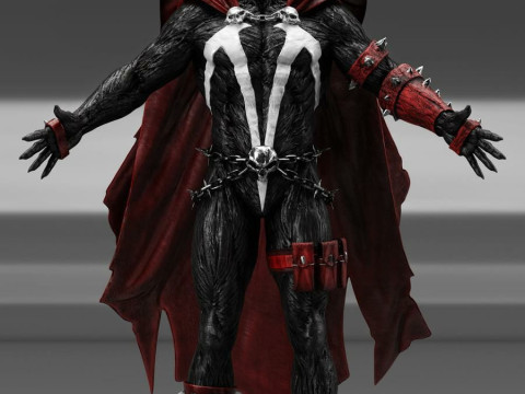 Bonecos 3D 风格漫画动漫衍生士兵地狱 caricato 3D 打印模型