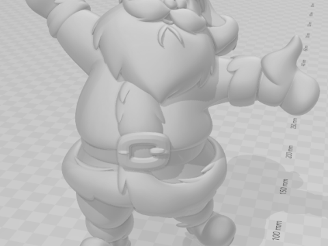 Bonecos 3d スタイル マンガ アニメ パパ ノエル サンタ クロース カリカート 3Dプリントモデル