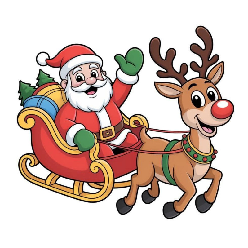 Bonecos 3d style manga anime papai noel santa claus caricato Modello di stampa 3D .c4d .max .obj .3ds .fbx .stl .blend 