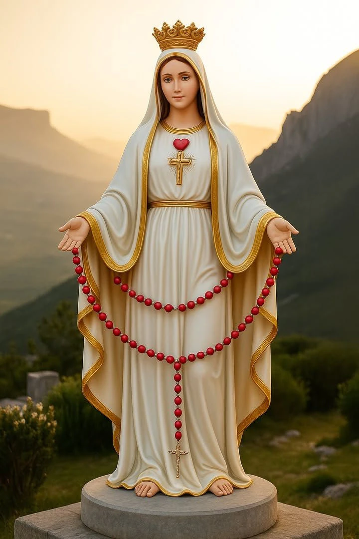 Bonecos 3d style manga anime maria mother jesus nossa senhora caricato 3D Print Model .c4d .max .obj .3ds .fbx .stl .blend