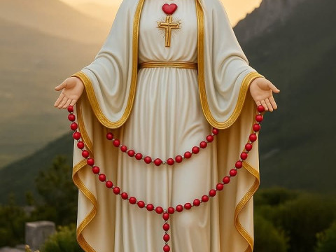 Bonecos 3D 风格漫画动漫玛丽亚母亲耶稣诺萨 senhora caricato 3D 打印模型