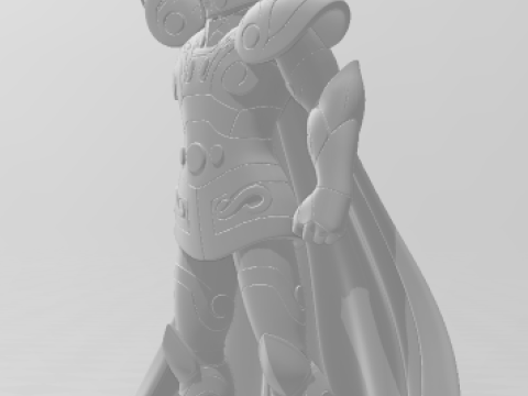 Bonecos 3d スタイル マンガ アニメ 修羅 聖闘士星矢 カプリコルニオ カリカート 3Dプリントモデル