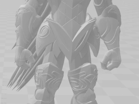 Bonecos 3d style manga anime saint seiya m de aries caricato 3D Print Model