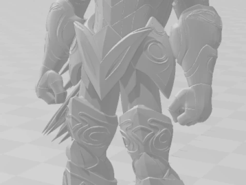 Bonecos 3d style manga anime saint seiya m de aries caricato 3D Print Model