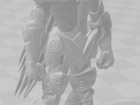 Bonecos 3d style manga anime saint seiya m de aries caricato 3D Print Model