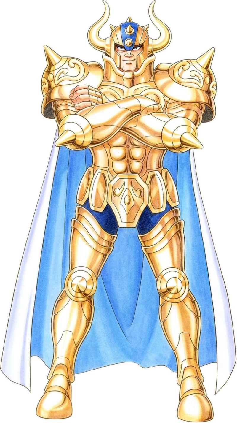 Bonecos 3D-Stil Manga Anime Saint Seiya Aldebaran Touro Caricato 3D Druckmodell .c4d .max .obj .3ds .fbx .stl .blend 