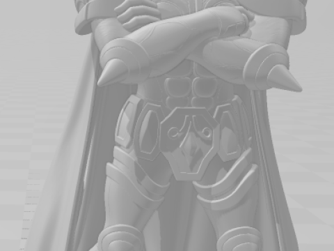 Bonecos 3D-Stil Manga Anime Saint Seiya Aldebaran Touro Caricato 3D Druckmodell