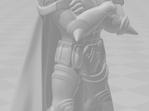 Bonecos 3D-Stil Manga Anime Saint Seiya Aldebaran Touro Caricato 3D Druckmodell