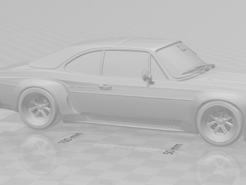 Bonecos 3D-Stil Manga Anime Chevy Opala Caricato 3D Druckmodell