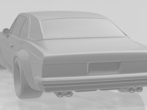 Bonecos 3D-Stil Manga Anime Chevy Opala Caricato 3D Druckmodell