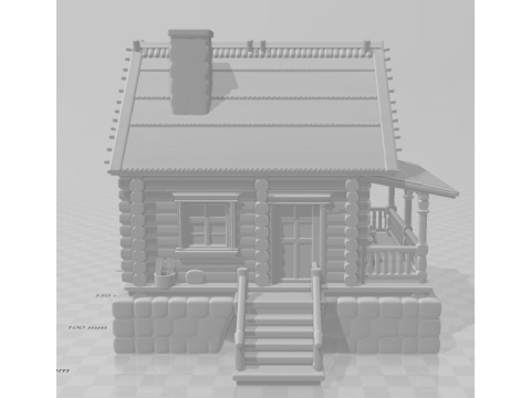 Bonecos 3d стиль манга аніме casa house старий стиль caricato 3D Принт Модель