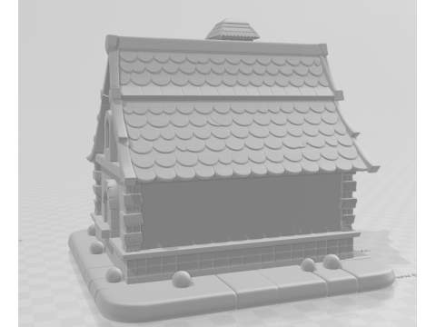 Bonecos 3d スタイル マンガ アニメ カサ ハウス 古いスタイル カリカート 3Dプリントモデル