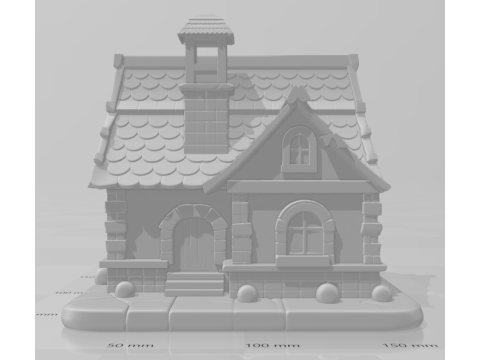 Bonecos 3d スタイル マンガ アニメ カサ ハウス 古いスタイル カリカート 3Dプリントモデル