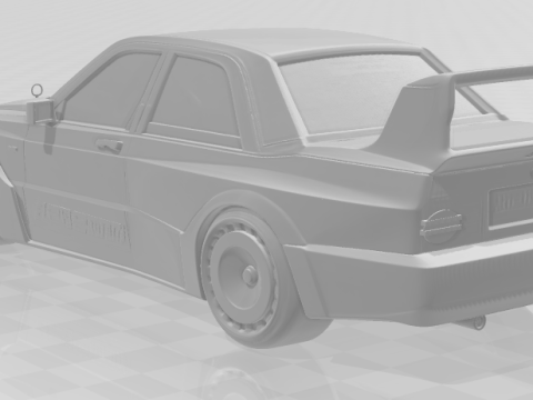 Bonecos 3d スタイル マンガ アニメ 190E スタイル カリカート 3Dプリントモデル