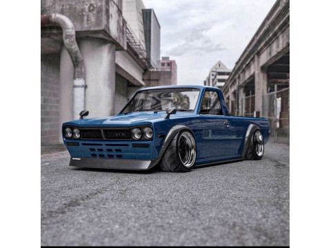 बोनकोस 3डी स्टाइल मंगा एनीमे कार जीटीआर स्टाइल कैरिकैटो 3D प्रिंट मॉडल