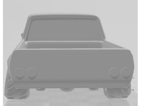 Bonecos 3D-stijl manga anime auto gtr-stijl caricato 3D printmodel