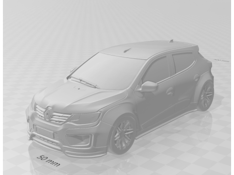 Bonecos 3d style manga anime car pickup carro style caricato Model Cetak 3D