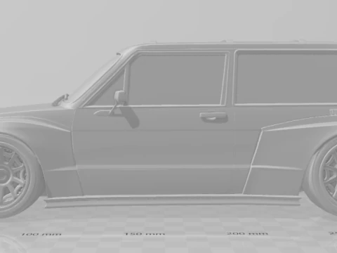 Bonecos 3d style manga anime car pickup carro style caricato 3D Print Model