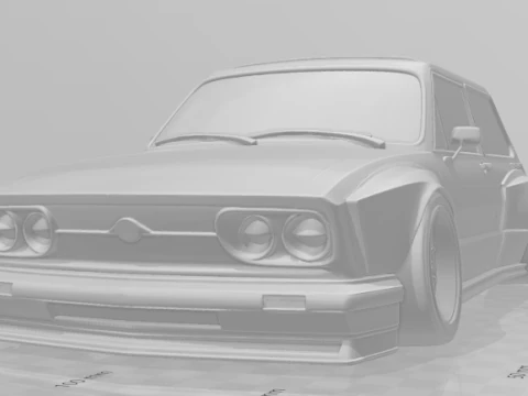 Bonecos 3d style manga anime car pickup carro style caricato 3D Print Model