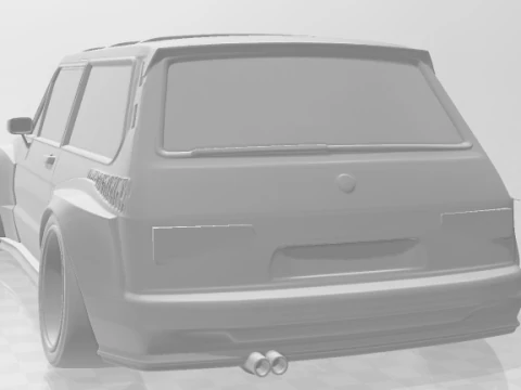 Bonecos 3d style manga anime car pickup carro style caricato 3D Print Model