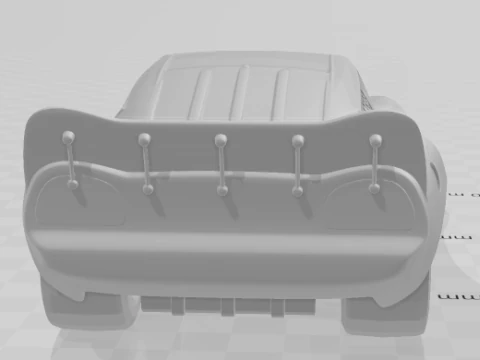 Bonecos 3d style manga anime cars mcqueen style caricato 3D Print Model