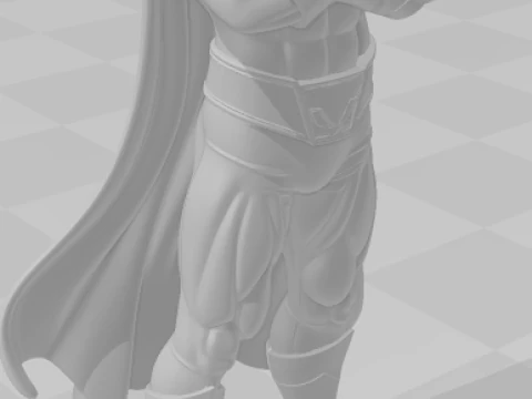 Bonecos 3d style manga anime dr fate style caricato 3D Print Model