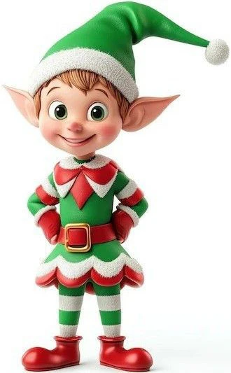 Bonecos 3d style manga anime duende santa claus style caricato 3D Print Model .c4d .max .obj .3ds .fbx .stl .blend 